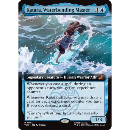 Katara, Waterbending Master (Extended Art) (TLE-180) - Avatar: The Last Airbender: Eternal-Legal