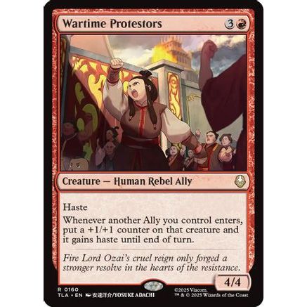 Wartime Protestors (TLA-160) - Avatar: The Last Airbender Foil