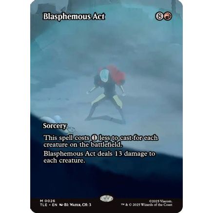 Blasphemous Act (Borderless) (TLE-026) - Avatar: The Last Airbender: Eternal-Legal Foil