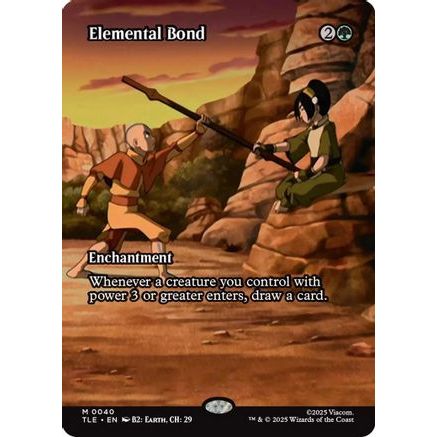 Elemental Bond (Borderless) (TLE-040) - Avatar: The Last Airbender: Eternal-Legal