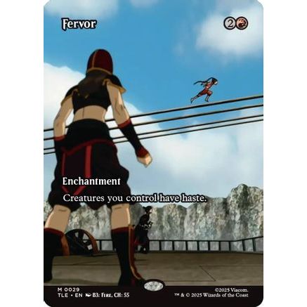Fervor (Borderless) (TLE-029) - Avatar: The Last Airbender: Eternal-Legal