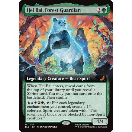 Hei Bai, Forest Guardian (Extended Art) (TLE-205) - Avatar: The Last Airbender: Eternal-Legal