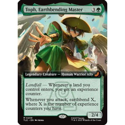 Toph, Earthbending Master (Extended Art) (TLE-209) - Avatar: The Last Airbender: Eternal-Legal