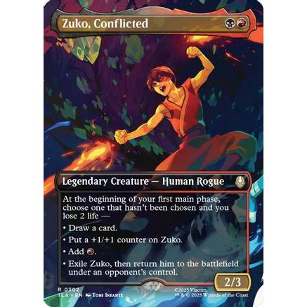 Zuko, Conflicted (Borderless) (TLA-302) - Avatar: The Last Airbender