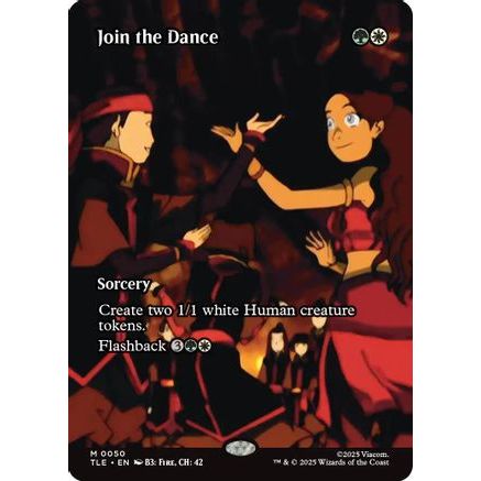 Join the Dance (Borderless) (TLE-050) - Avatar: The Last Airbender: Eternal-Legal Foil