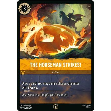 The Horseman Strikes! (20) - Disney Lorcana Promo Cards Cold Foil