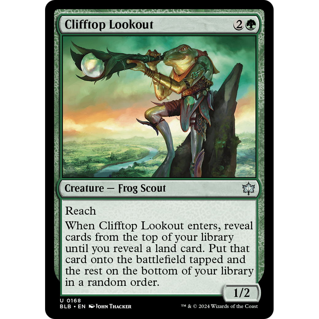 Clifftop Lookout (BLB-168) - Bloomburrow Foil