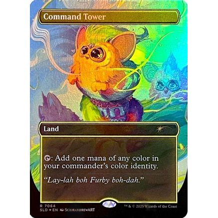 Command Tower (7064) (Rainbow Foil) (SLD-7064) - Secret Lair Drop Series Foil