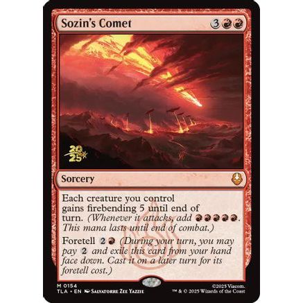 Sozin's Comet (PRE-154) - Prerelease Cards Foil