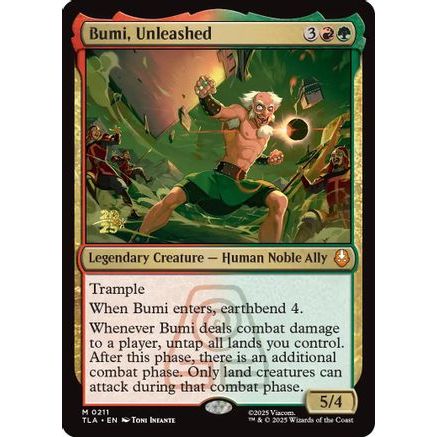 Bumi, Unleashed (PRE-211) - Prerelease Cards Foil