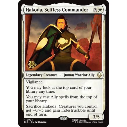 Hakoda, Selfless Commander (PRE-023) - Prerelease Cards Foil