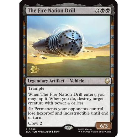The Fire Nation Drill (PRE-098) - Prerelease Cards Foil