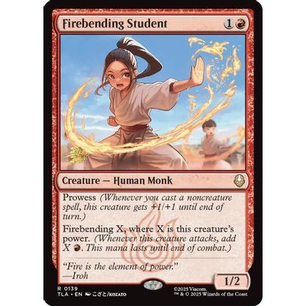 Firebending Student (PRE-139) - Prerelease Cards Foil