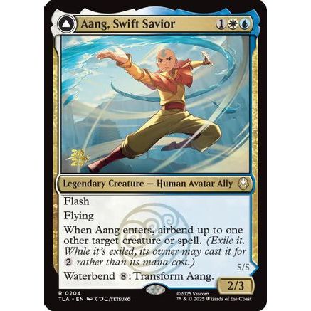 Aang, Swift Savior (PRE-204) - Prerelease Cards Foil