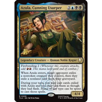 Azula, Cunning Usurper (PRE-208) - Prerelease Cards Foil