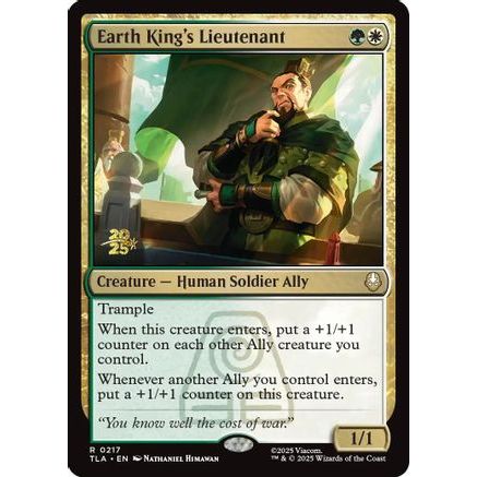 Earth King's Lieutenant (PRE-217) - Prerelease Cards Foil