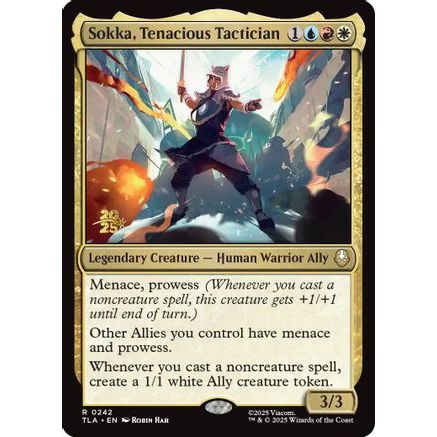 Sokka, Tenacious Tactician (PRE-242) - Prerelease Cards Foil