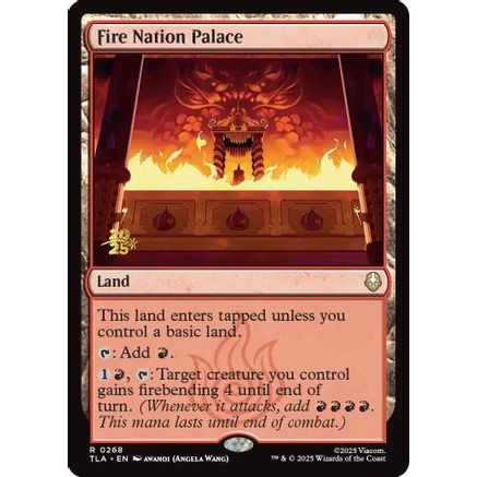 Fire Nation Palace (PRE-268) - Prerelease Cards Foil