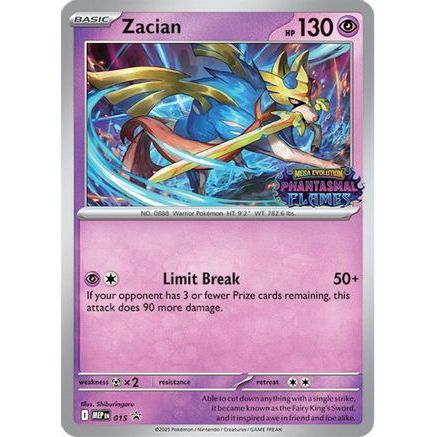 Zacian (Prerelease) 15 - ME Mega Evolution Promo Holofoil