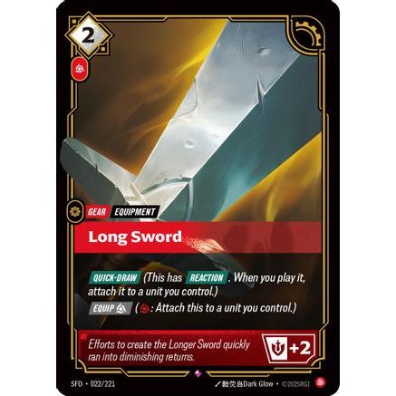 Long Sword (022/221) - Spiritforged Foil
