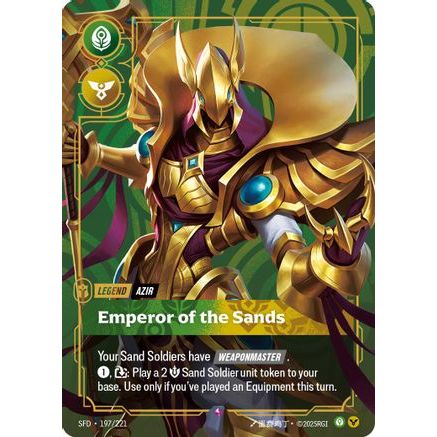 Azir - Emperor of the Sands (197/221) - Spiritforged Foil
