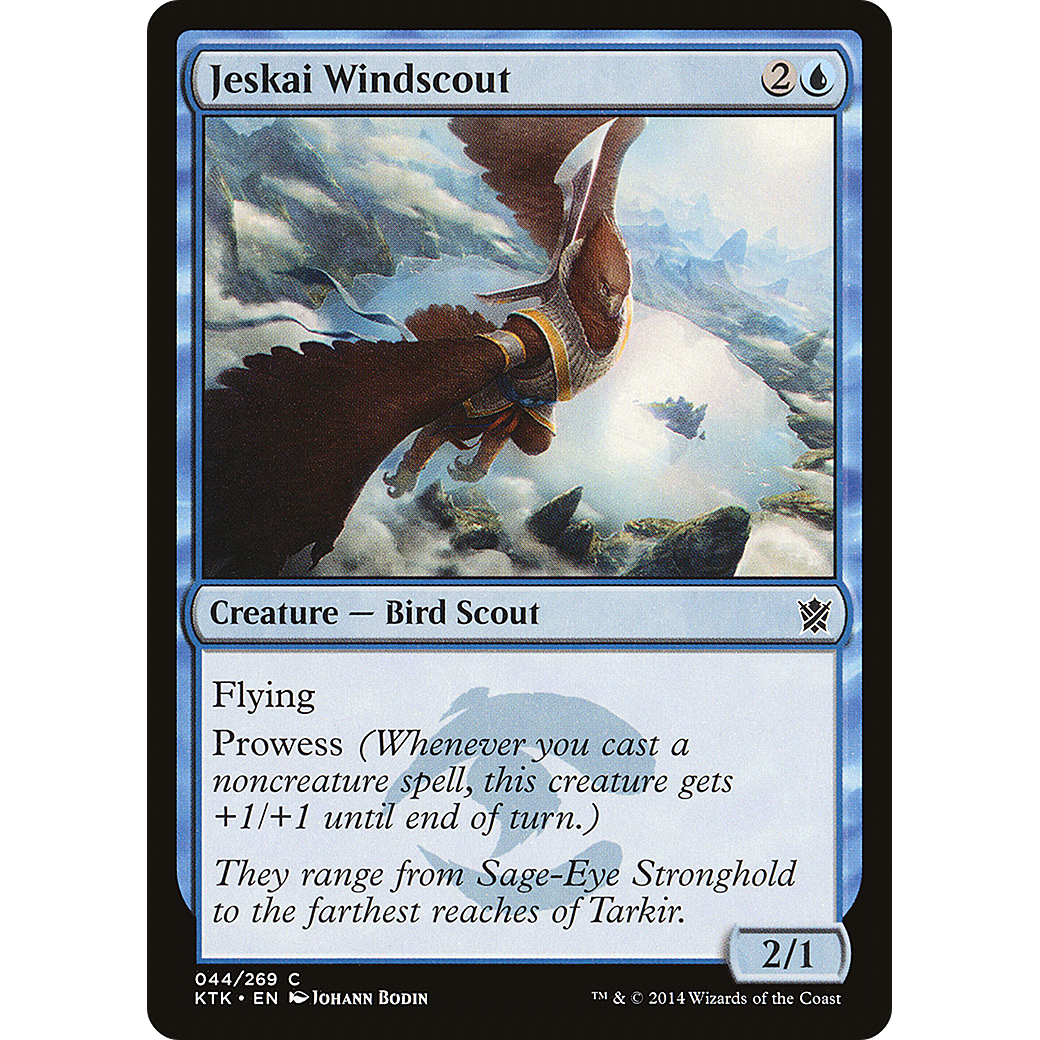 Jeskai Windscout (KTK-044) - Khans of Tarkir Foil