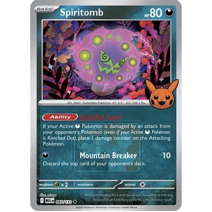 Spiritomb (Trick or Trade Stamped) 87 - League & Championship Cards Holofoil