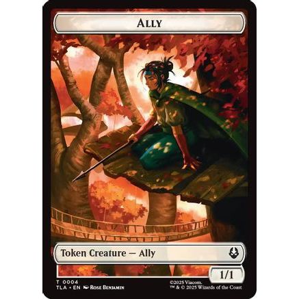 Ally (0004) // Clue (0015) Double-Sided Token (TLA-4 // 15) - Avatar: The Last Airbender