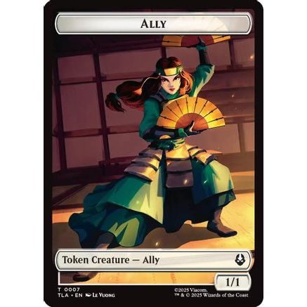Ally (0007) // Clue (0018) Double-Sided Token (TLA-7 // 18) - Avatar: The Last Airbender Foil