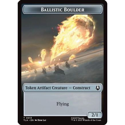 Ballistic Boulder // Soldier (0011) Double-Sided Token (TLA-13 // 11) - Avatar: The Last Airbender