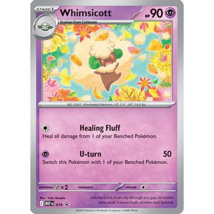 Whimsicott (Cosmos Holo) 19 - ME Mega Evolution Promo Holofoil