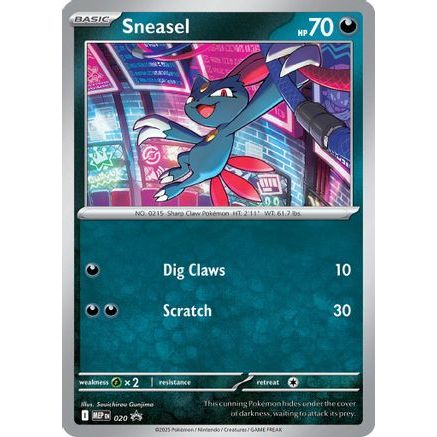 Sneasel (Cosmos Holo) 20 - ME Mega Evolution Promo Holofoil