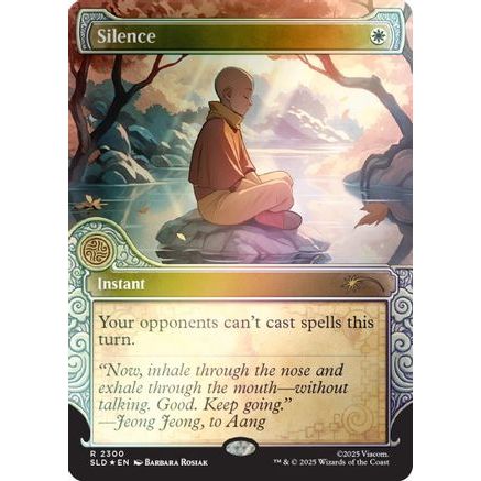 Silence (2300) (Rainbow Foil) (SLD-2300) - Secret Lair Drop Series Foil
