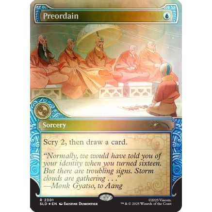 Preordain (2301) (Rainbow Foil) (SLD-2301) - Secret Lair Drop Series Foil