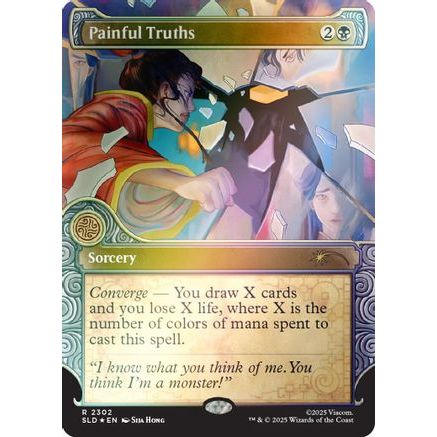Painful Truths (Rainbow Foil) (SLD-2302) - Secret Lair Drop Series Foil