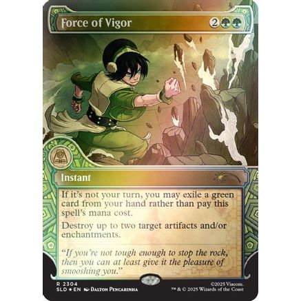 Force of Vigor (Rainbow Foil) (SLD-2304) - Secret Lair Drop Series Foil