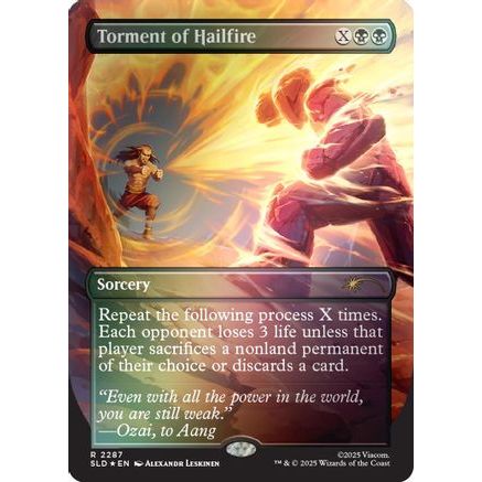Torment of Hailfire (2287) (Rainbow Foil) (SLD-2287) - Secret Lair Drop Series Foil
