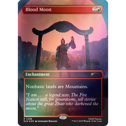 Blood Moon (Rainbow Foil) (SLD-2288) - Secret Lair Drop Series Foil