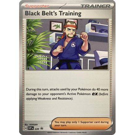 Black Belt's Training - 220 220 - SV Scarlet & Violet Promo Cards