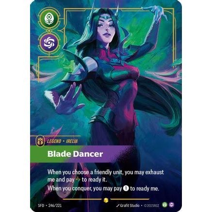 Irelia - Blade Dancer (Overnumbered) (246/221) - Spiritforged Foil