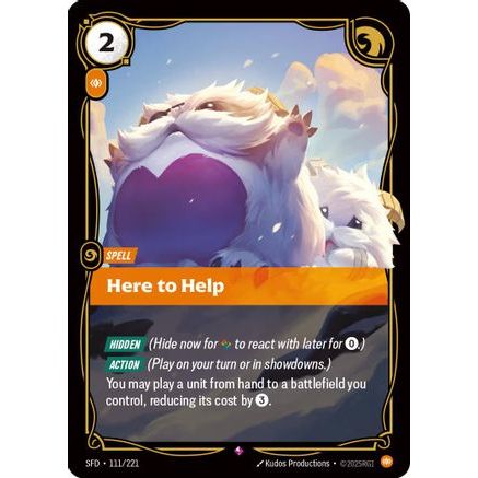 Here to Help (111/221) - Spiritforged Foil