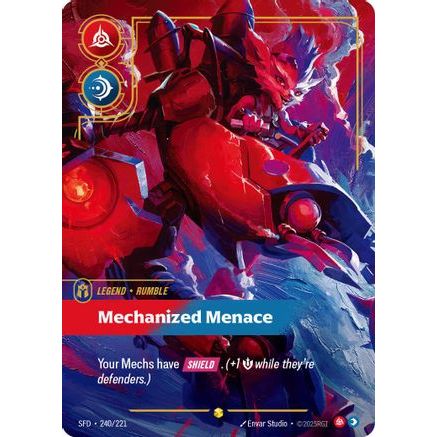 Rumble - Mechanized Menace (Overnumbered) (240/221) - Spiritforged Foil