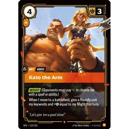 Kato the Arm (112/221) - Spiritforged Foil