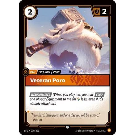Veteran Poro (099/221) - Spiritforged Foil