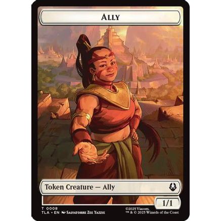 Ally (0008) // Soldier (0002) Double-Sided Token (TLA-8 // 2) - Avatar: The Last Airbender