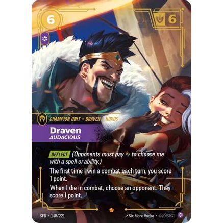Draven - Audacious (148/221) - Spiritforged Foil