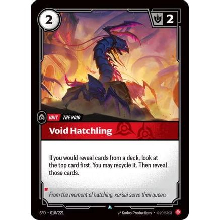 Void Hatchling (018/221) - Spiritforged Foil