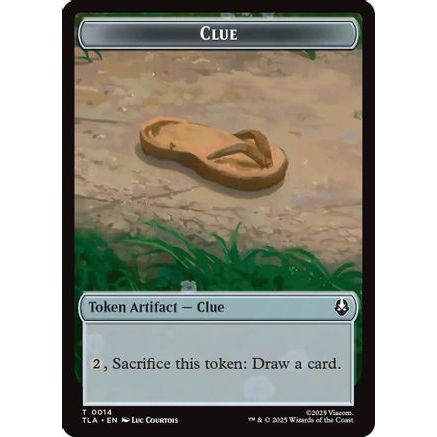 Clue (0014) // Copy (0002) Double-Sided Token (TLA-14 // 2) - Avatar: The Last Airbender Foil