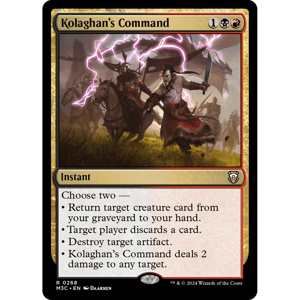 Kolaghan's Command (M3C-268) - Modern Horizons 3 Commander