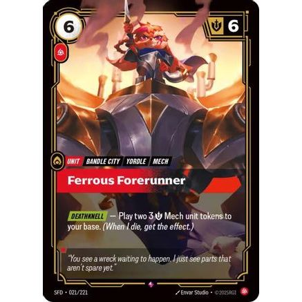 Ferrous Forerunner (021/221) - Spiritforged Foil